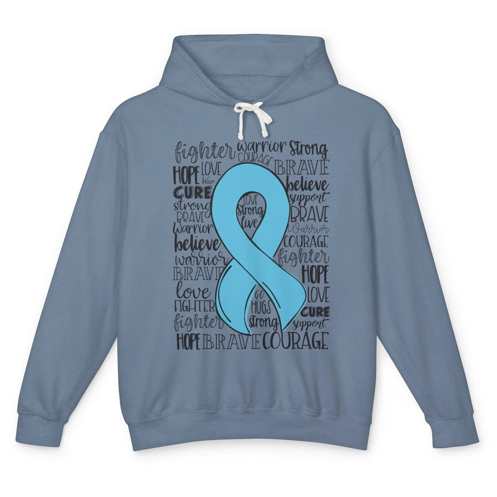 POTS Postural Orthostatic Tachycardia Ribbon Hope Love Cure Unisex Lightweight Hoodie
