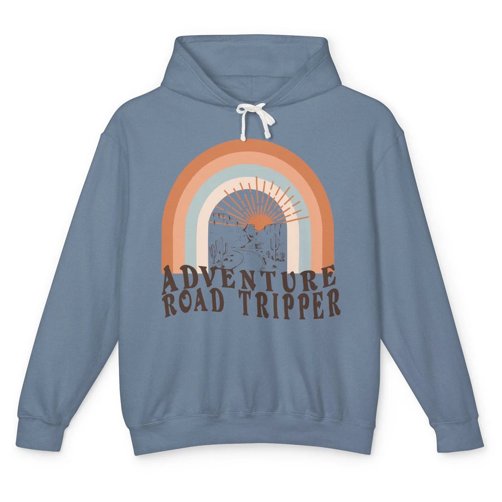 Retro Adventure Road Tripper Vintage Country Wilderness Unisex Lightweight Hoodie