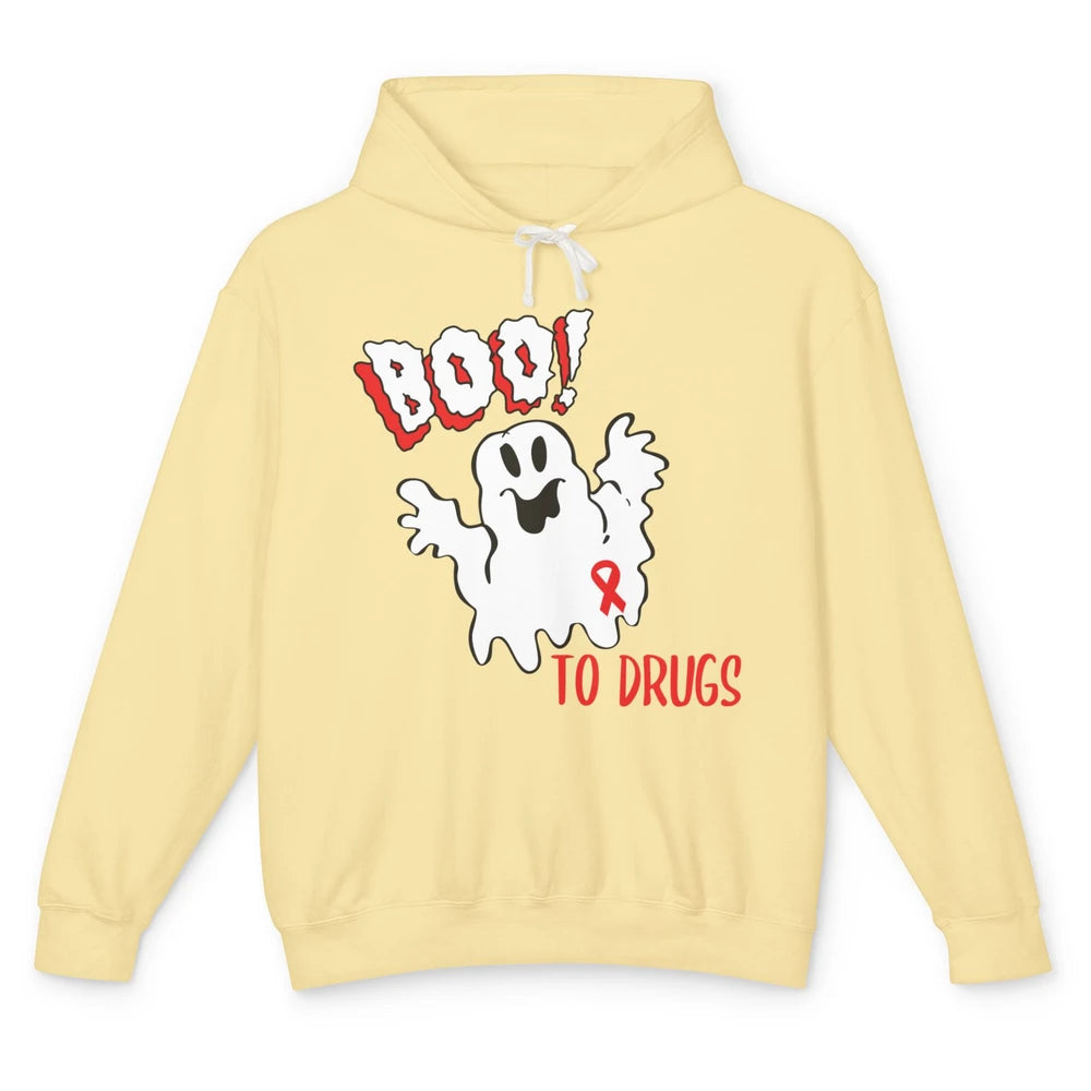 Red Ribbon Week Awareness Say No To Drugs Drug Free Unisex Lightweight Hoodie