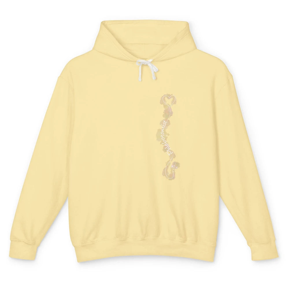 Minimalist Phlebotomist Heart Vein Nurse Phlebotomy Women Unisex Lightweight Hoodie