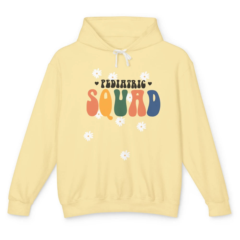 Pediatric Squad Peds Nurse Pediatric Physical Nursing School Unisex Lightweight Hoodie