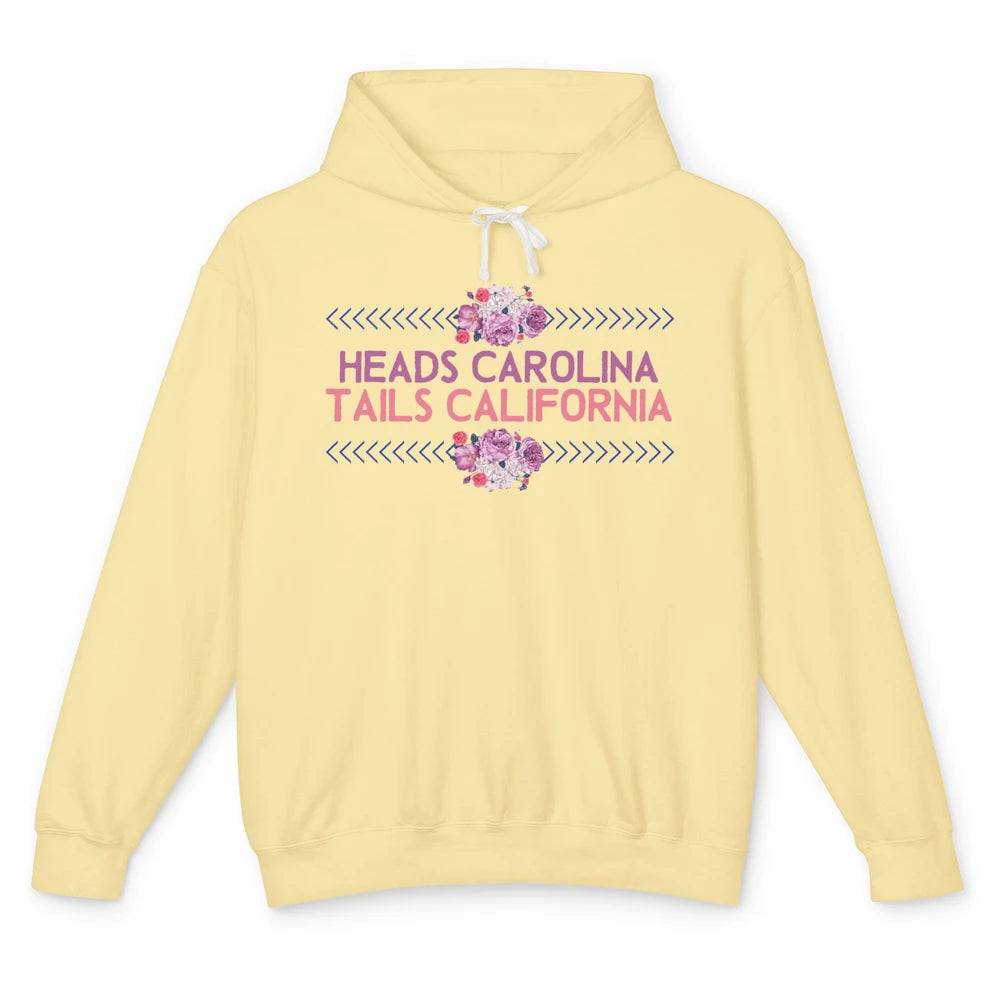 Retro Heads Carolina Tails California Western Summer Holiday Unisex Lightweight Hoodie