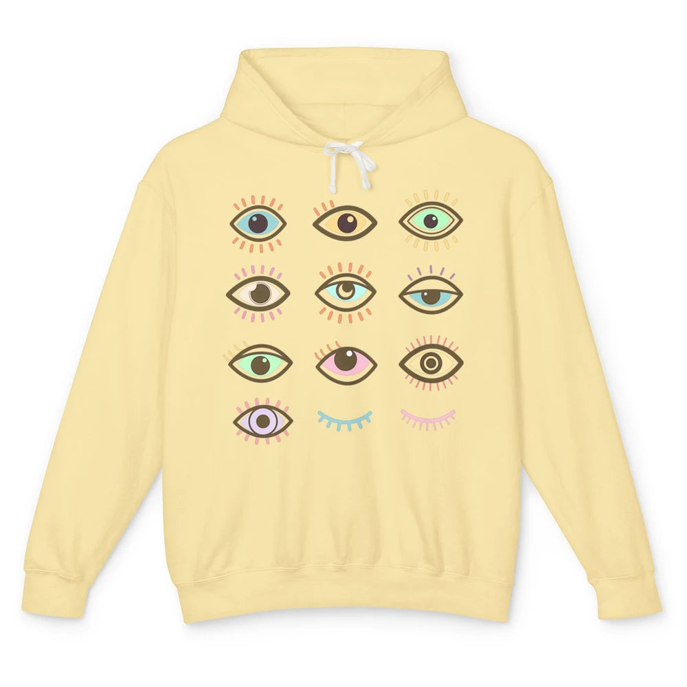 Ophthalmic Technician Tech Optometry Optician Eyes Rainbow Unisex Lightweight Hoodie