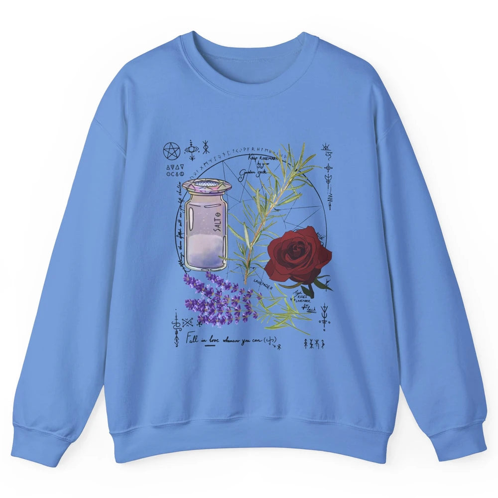 Practical Magic Gardening Card Gardeners Plant Lovers Gift Unisex Crewneck Sweatshirt