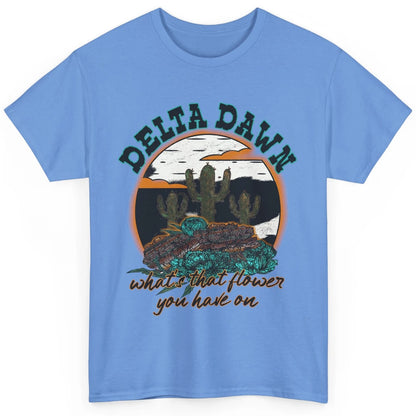 Retro Desert Night Delta Dawn What's That Flower Western Classic Unisex T-Shirt