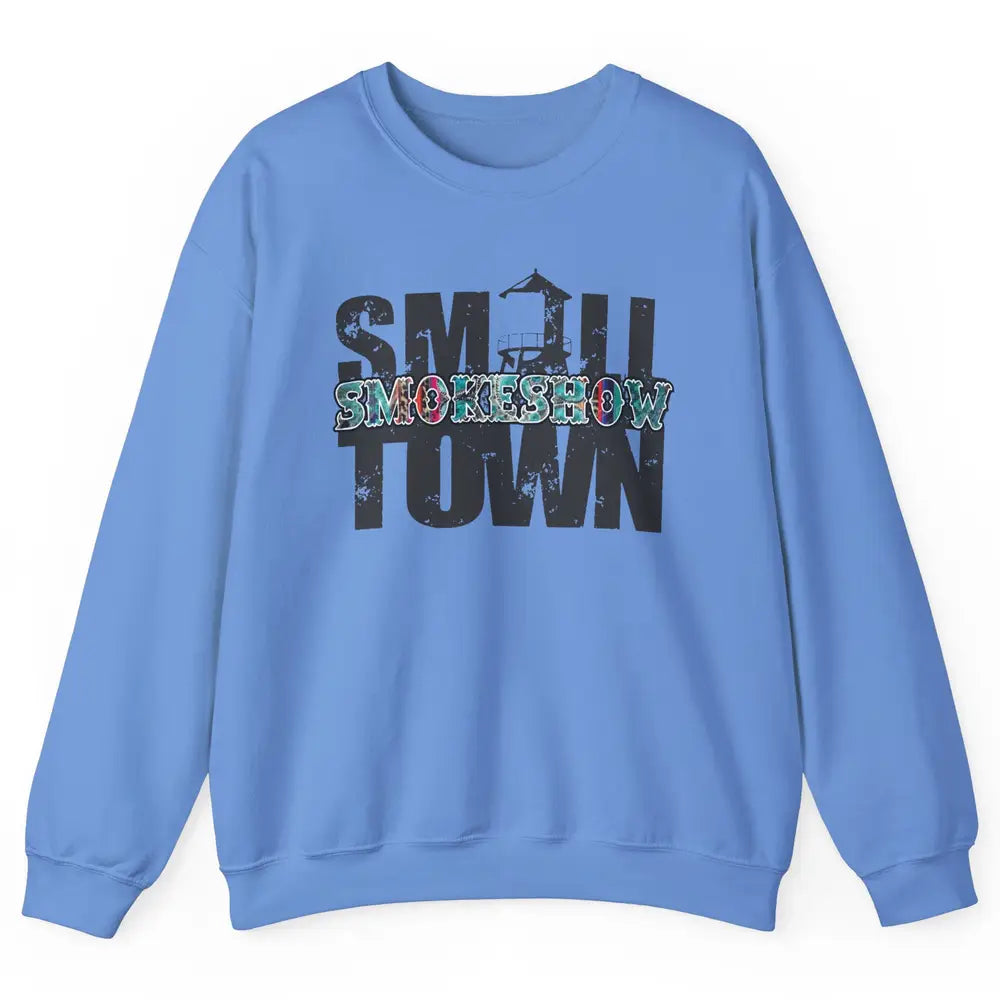 Retro Farm Barn Small Town Smokeshow Western Country Cowgirl Unisex Crewneck Sweatshirt