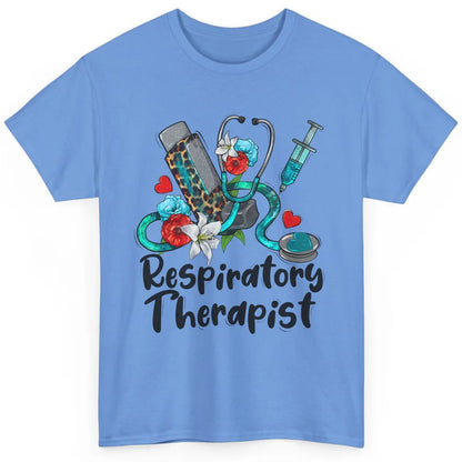 Respiratory Therapist Leopard Stethoscope Western Country RT Classic Unisex T-Shirt