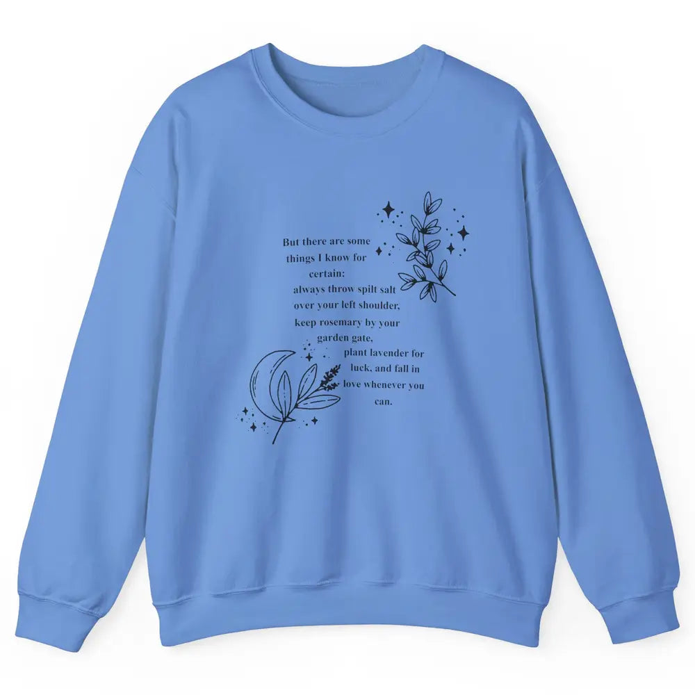 Practical Magic Witch Gardening Card Gardeners Plant Lovers Unisex Crewneck Sweatshirt