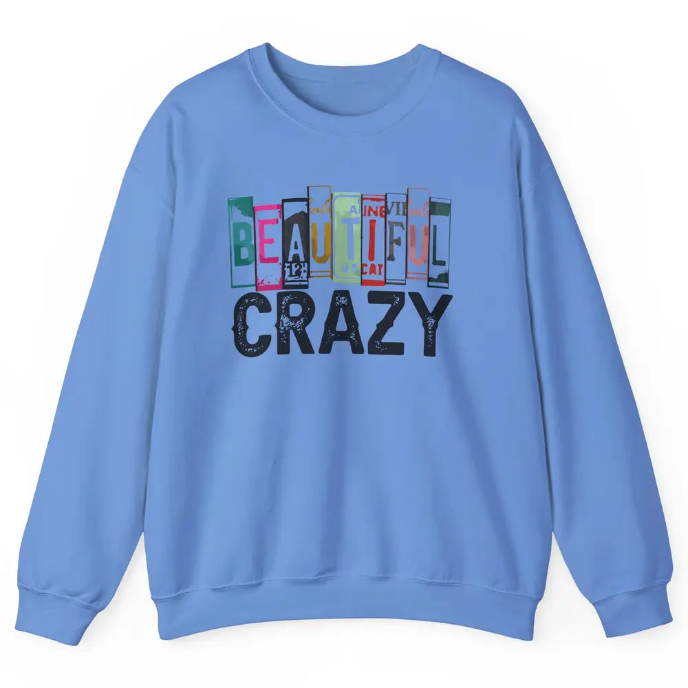 Retro Cowgirl Beautiful Crazy Western Country Cowgirl Unisex Crewneck Sweatshirt