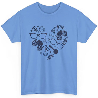 Optometrist Love Heart Symbols Optician Eye Doctor Gift Classic Unisex T-Shirt