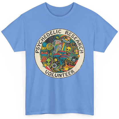 Retro Design Research Volunteer Psychedelic Mushroom Vintage Classic Unisex T-Shirt