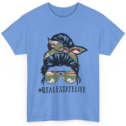 Real Estate Wife Life Messy Bun Mom Realtor Women Close Deal Classic Unisex T-Shirt