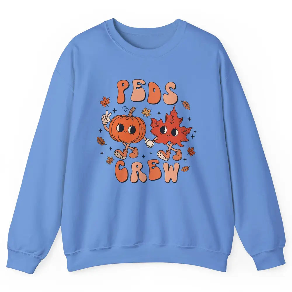 PEDS Crew Fall Pediatric Nurse Autumn Thanksgiving Medical Unisex Crewneck Sweatshirt