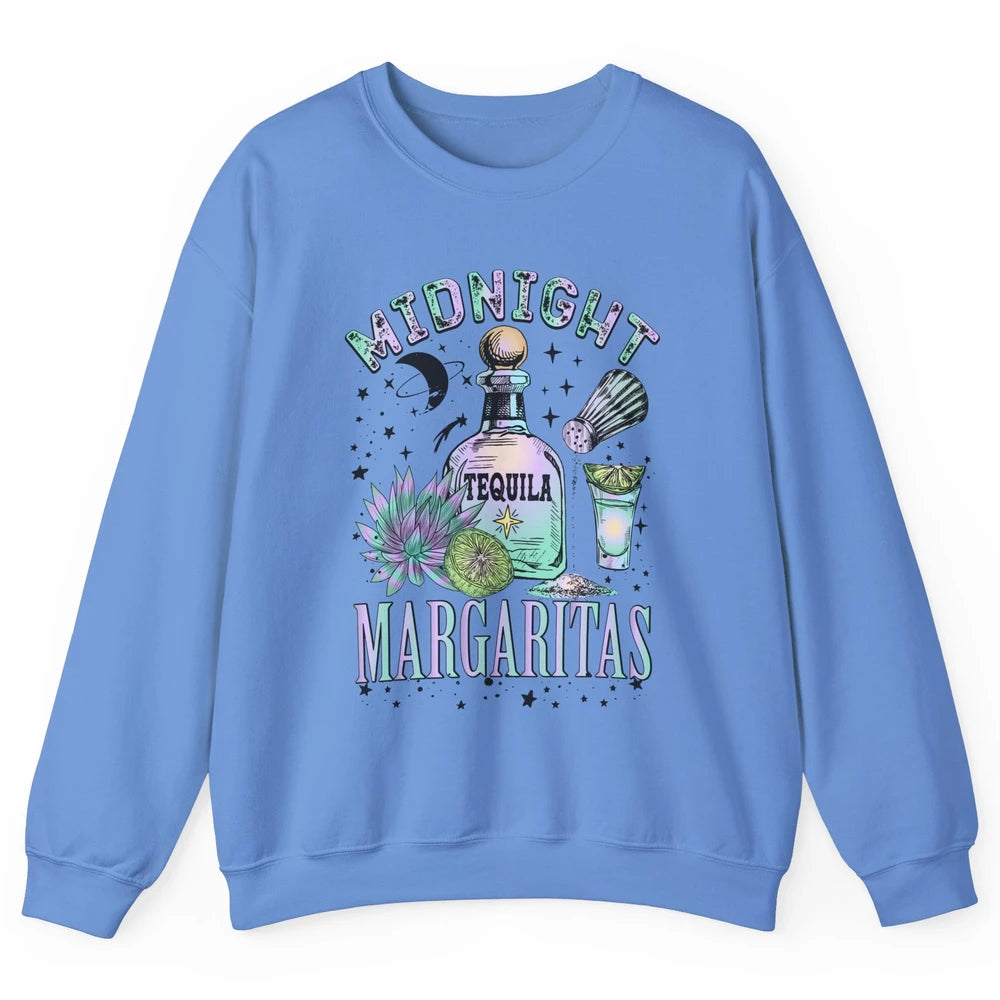 Midnight Tequila Margaritas Lime Tequila Drink Magic Witches Unisex Crewneck Sweatshirt