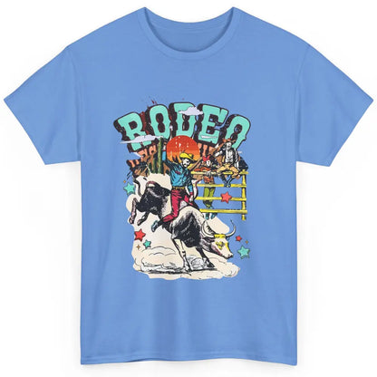 Retro Cowboy Horsing Rodeo Dad Bull Racing Western Country Classic Unisex T-Shirt