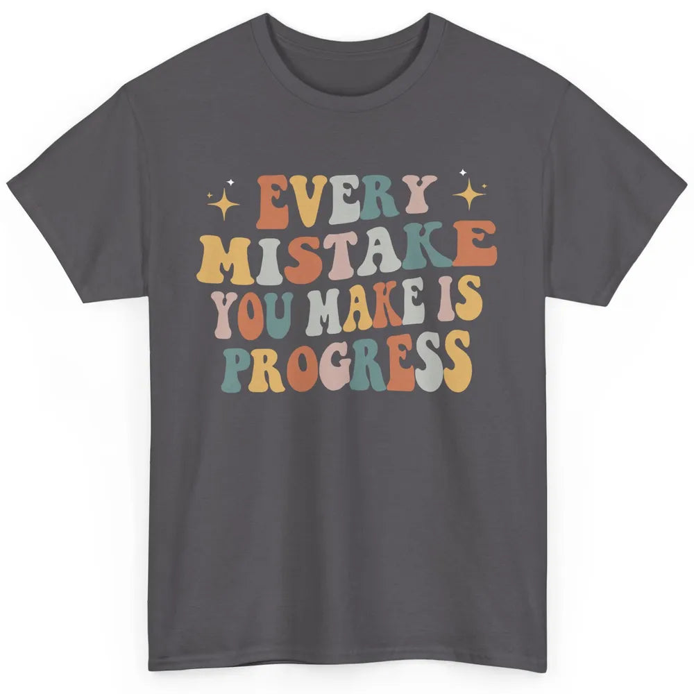 Personal Growth Mindset Therapist Mental Health Retro Boho Classic Unisex T-Shirt