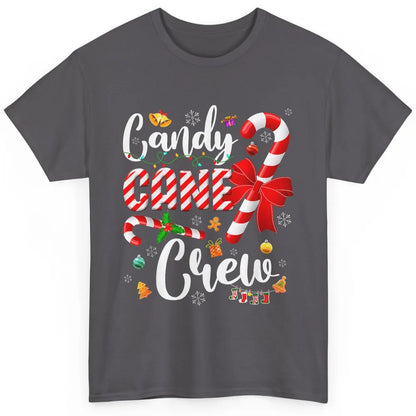 Merry Christmas Sweet Candy Cane Crew Xmas Tree Lights Santa Classic Unisex T-Shirt