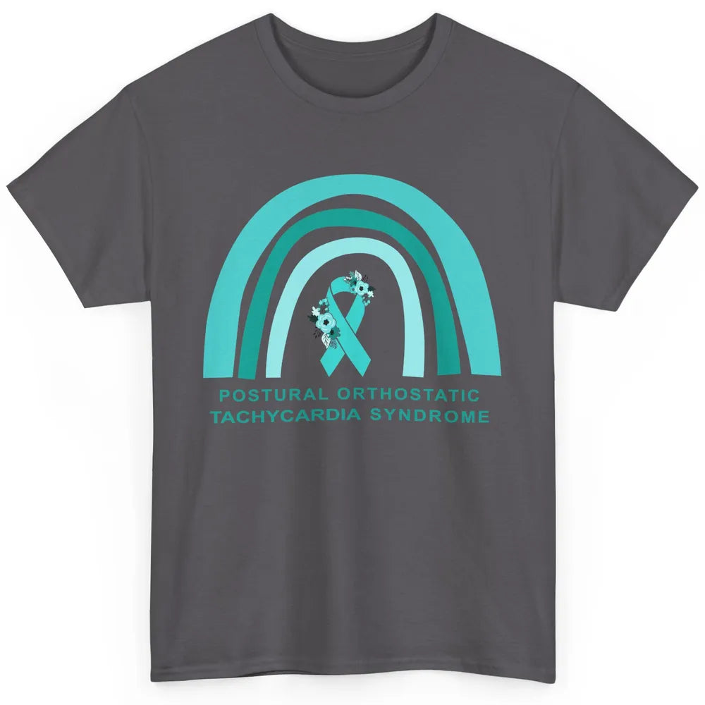 POTS Postural Orthostatic Tachycardia Syndrome Turquoise Classic Unisex T-Shirt