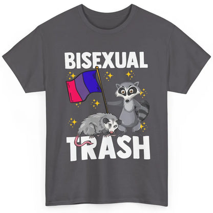 Raccoon LGBT Bisexual Trash Funny Flag Pride Animal Lovers Classic Unisex T-Shirt