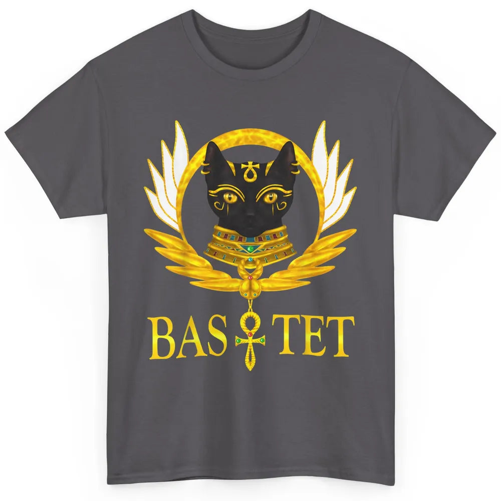 Retro Ancient Egyptian Cat Egypt Goddess Bastet Wings Horus Classic Unisex T-Shirt