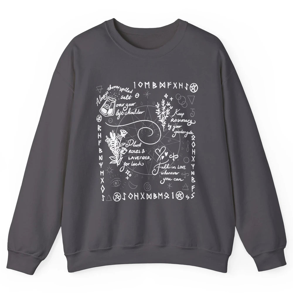 Practical Magic Gardening Card Gardeners Plant Lovers Gift Unisex Crewneck Sweatshirt