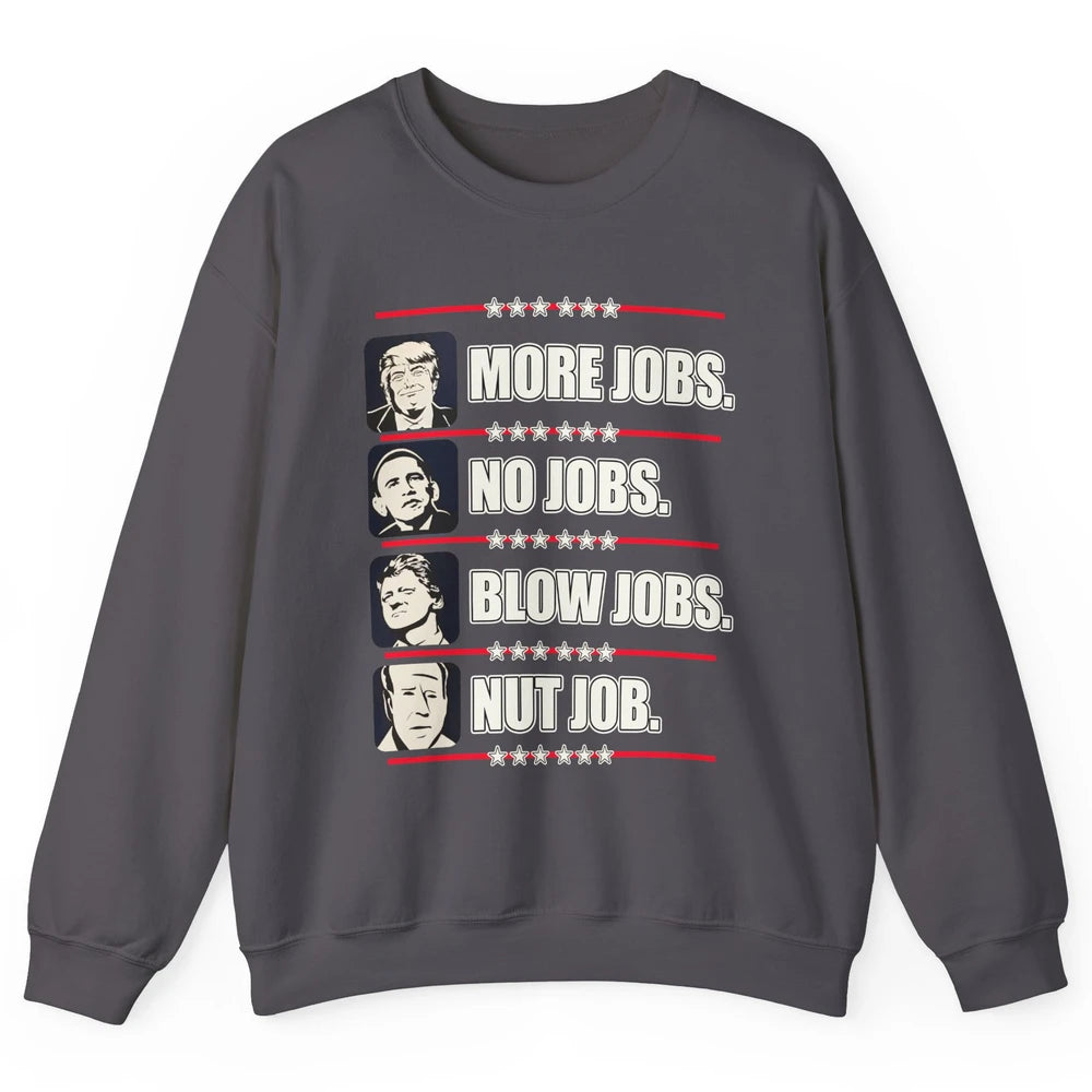 Presidents Vote Trump Anti Biden Obama Clinton Funny Choice Unisex Crewneck Sweatshirt