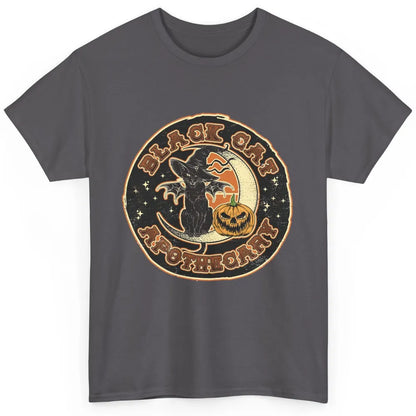 Black Cat Apothecary Cat Witch Pumpkin Halloween Costume Classic Unisex T-Shirt