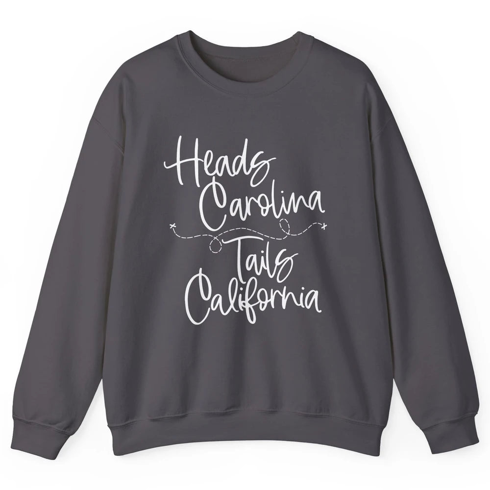 Vintage Heads Carolina Tail California Summer Beach Paradise Unisex Crewneck Sweatshirt