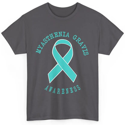Myasthenia Gravis Awareness Ribbon Neuromuscular Disease Classic Unisex T-Shirt