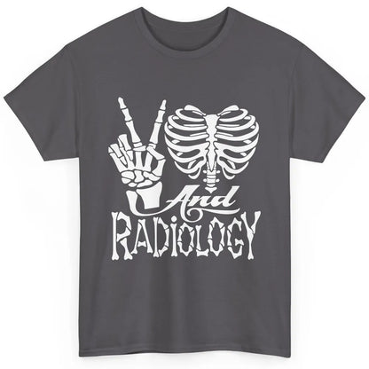 Peace Love X-Ray Radiology Tech Radiologist X-Ray Tech Life Classic Unisex T-Shirt