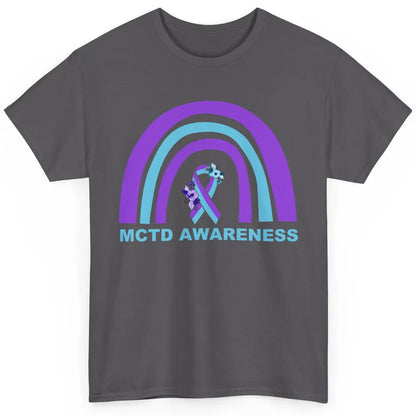 Mixed Connective Tissue Disease Awareness MCTD Floral Ribbon Classic Unisex T-Shirt