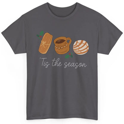 Mexican Christmas Feliz Navidad Concha Tamale Sweet Bread Classic Unisex T-Shirt