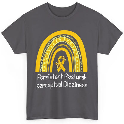 Persistent Postural-perceptual Dizziness PPPD Yellow Rainbow Classic Unisex T-Shirt