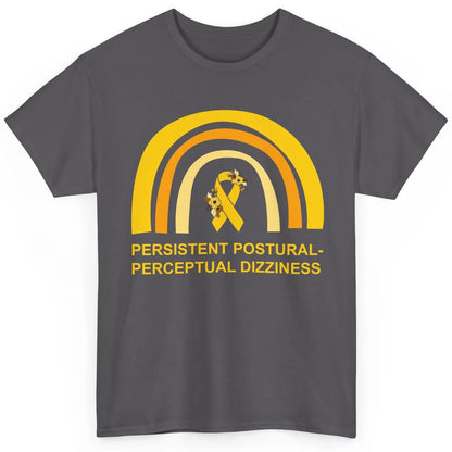 Persistent Postural-perceptual Dizziness PPPD Yellow Rainbow Classic Unisex T-Shirt