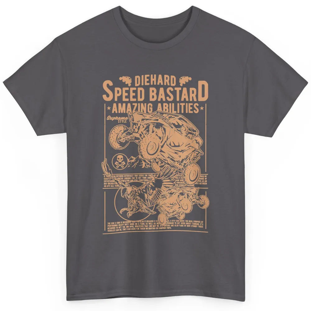 Retro ATV Speed Ride Mud Riding Dirt UTV SXS Rider Offroad Classic Unisex T-Shirt