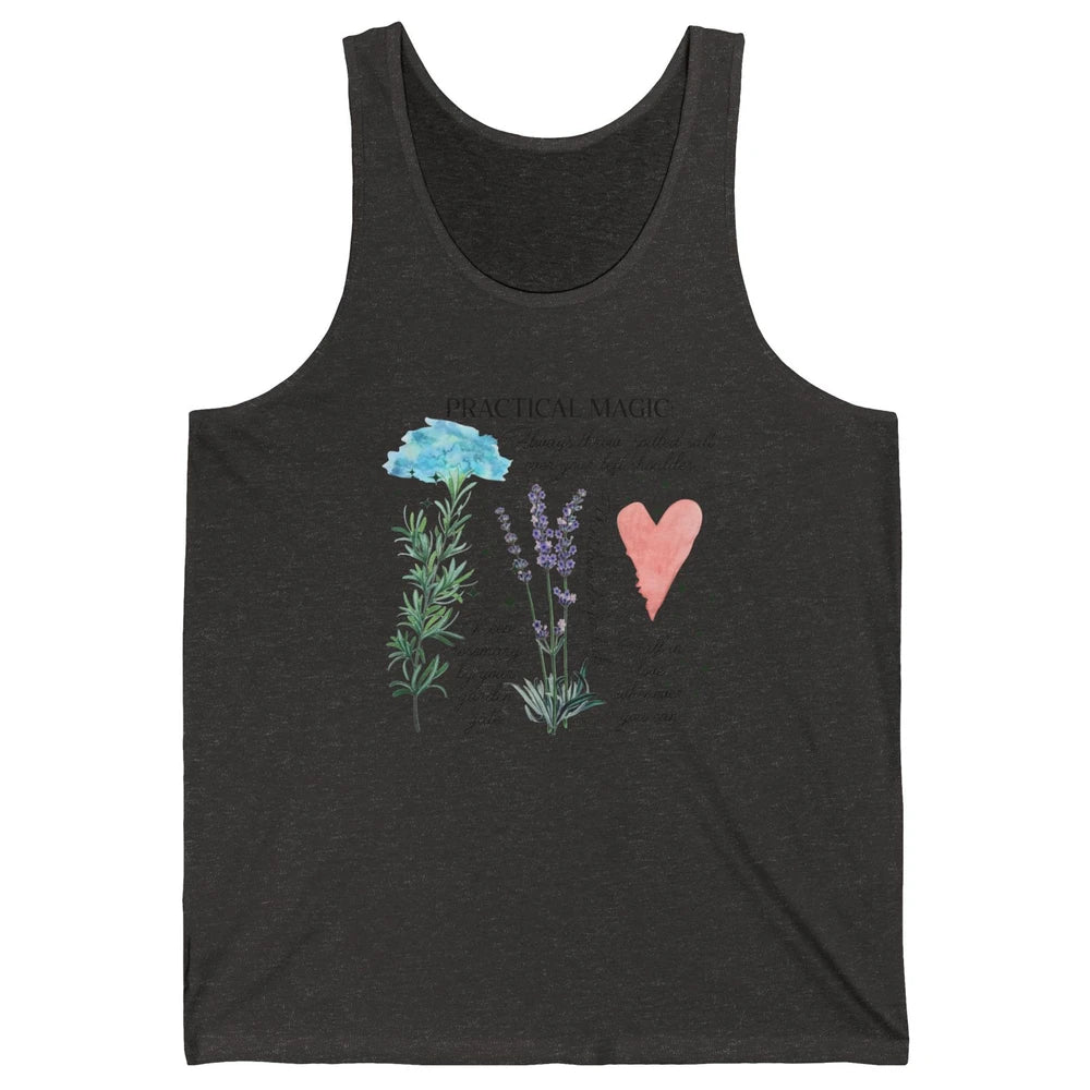 Practical Magic Witch Gardening Card Gardeners Plant Lovers Unisex Jersey Tank
