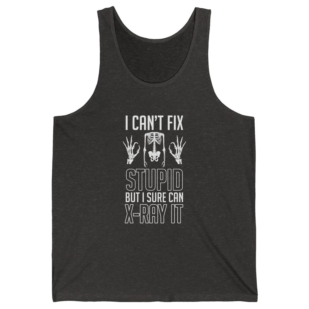 Rad Tech Radiologist Skeleton X-ray Radiology Technician Unisex Jersey Tank