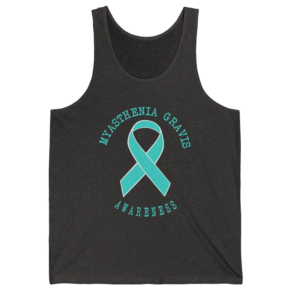 Myasthenia Gravis Awareness Ribbon Neuromuscular Disease Unisex Jersey Tank