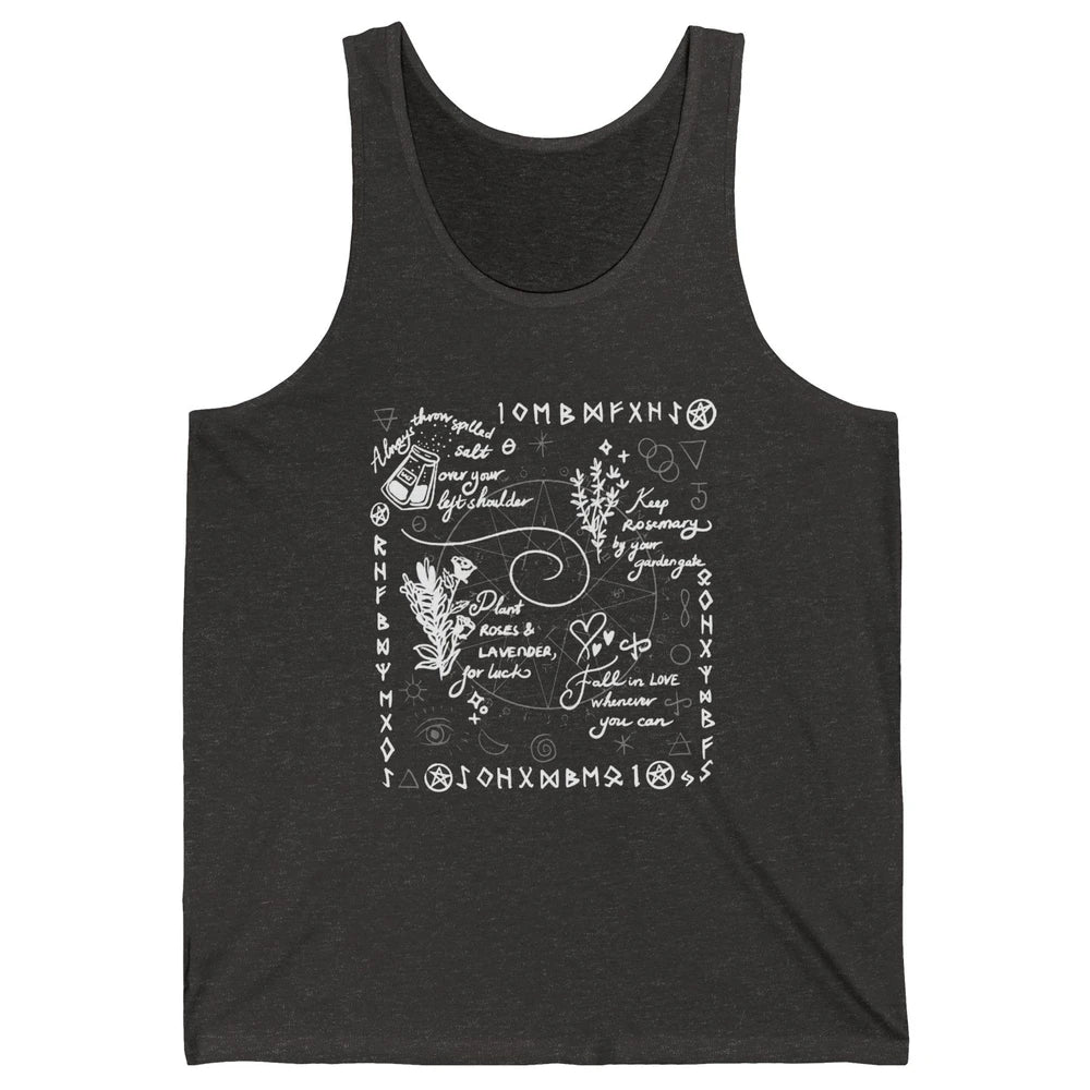 Practical Magic Gardening Card Gardeners Plant Lovers Gift Unisex Jersey Tank
