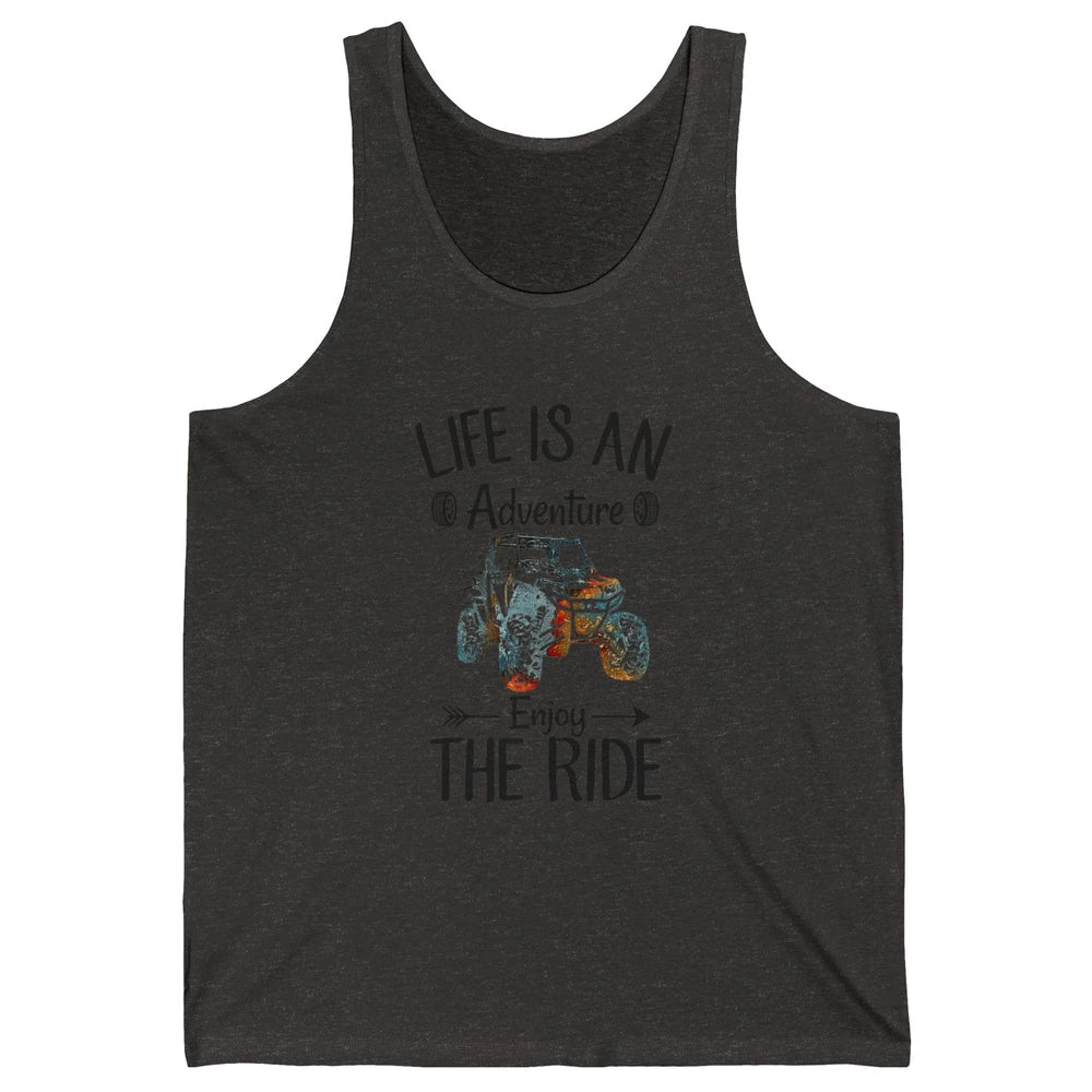 Retro Life Adventure Enjoy Ride UTV Offroad Riding SXS Mud Unisex Jersey Tank
