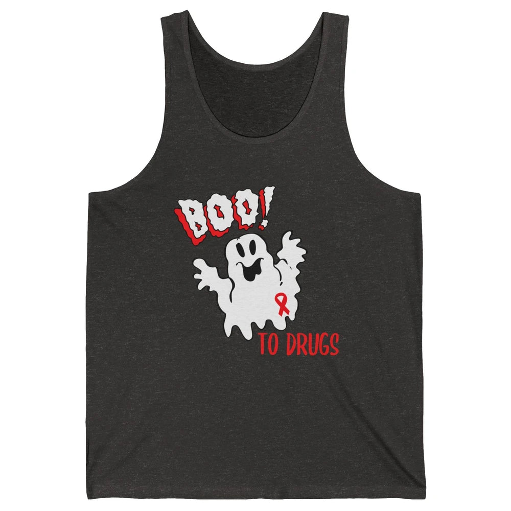 Red Ribbon Week Awareness Say No To Drugs Drug Free Unisex Jersey Tank