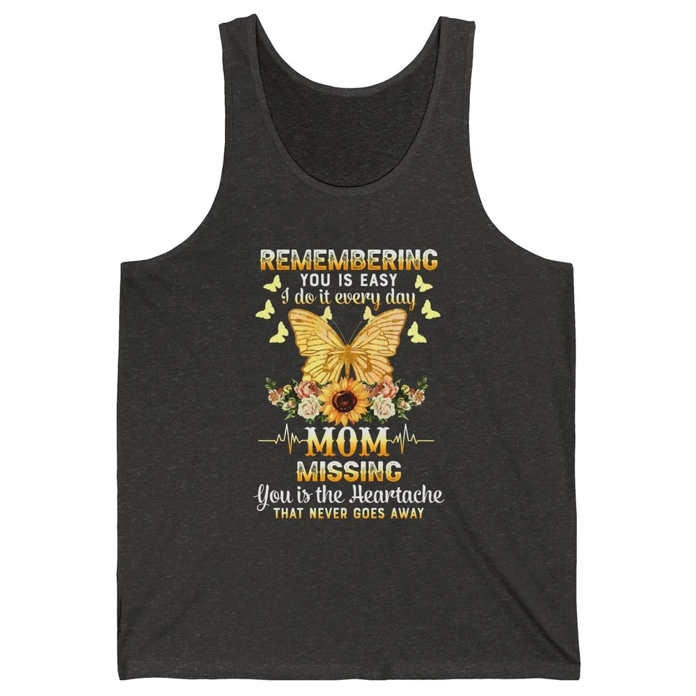 Mother In Heaven Missing You Is The Heartache Loving Memory Unisex Jersey Tank