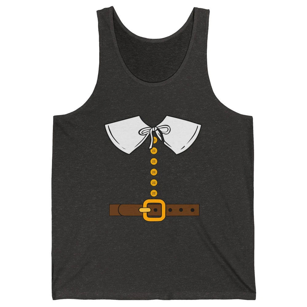 Funny Thanksgiving Pilgrim Costume Give Thanks Gift Unisex Jersey Tank