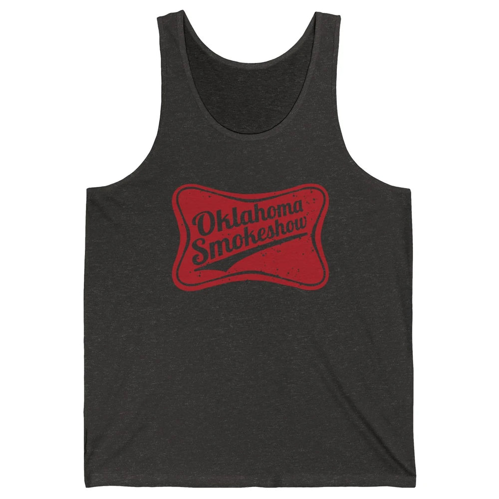 Retro Cowgirl Oklahoma Smokeshow Small Town Western Country Unisex Jersey Tank