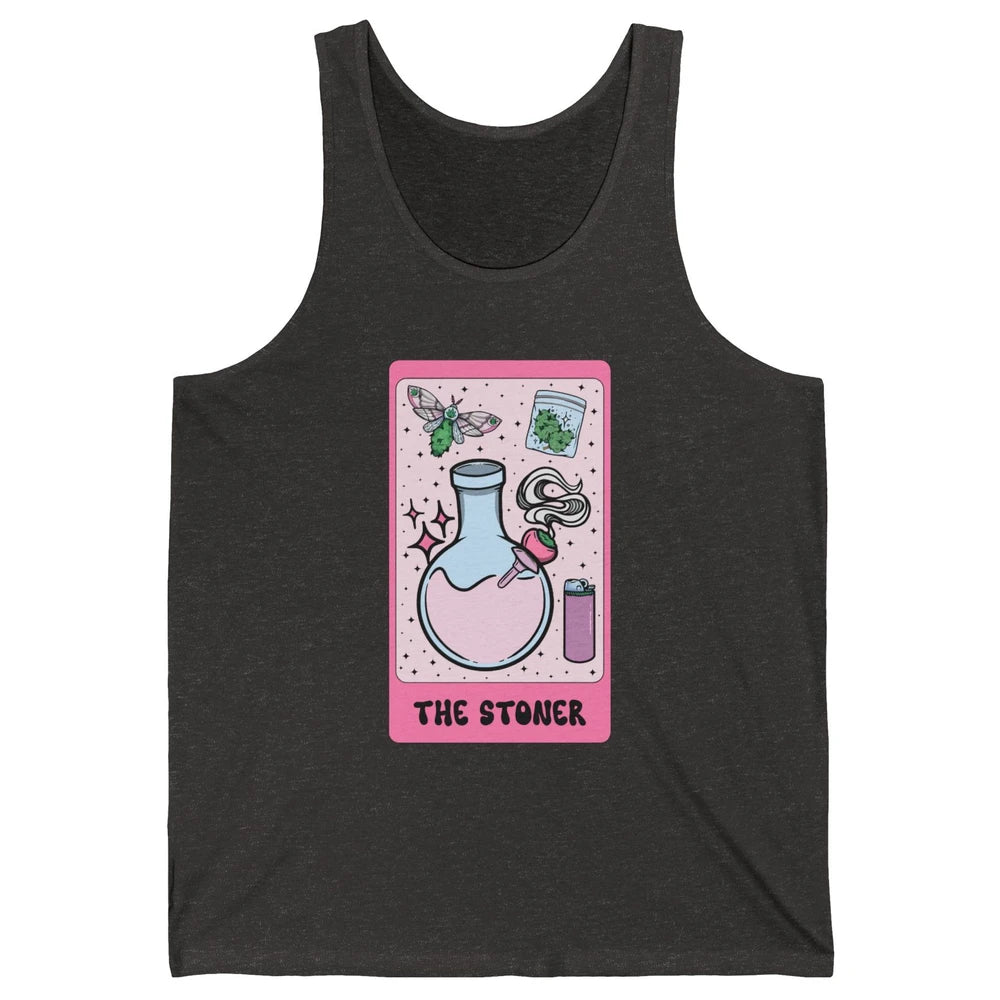 Funny Weed The Stoner Tarot Card Cannabis Weed Lovers Unisex Jersey Tank