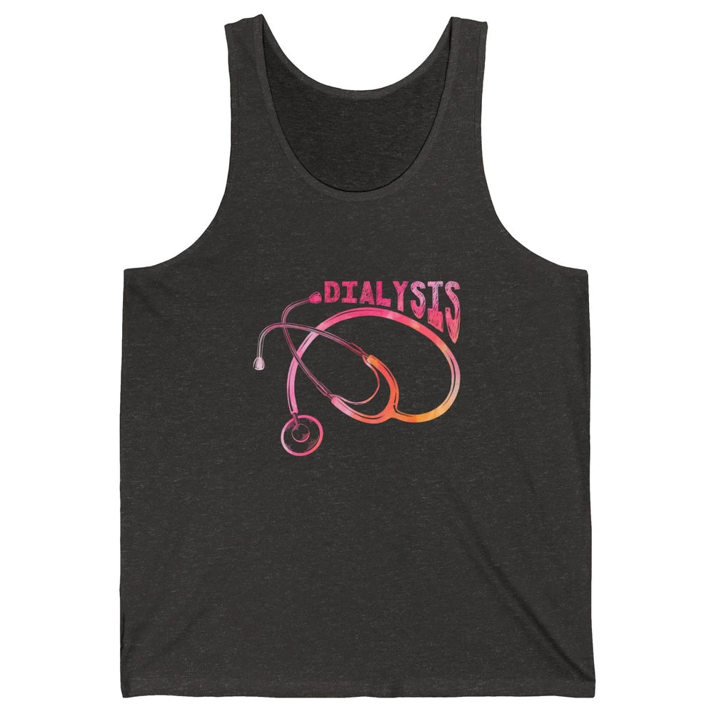 Nephrologist Dialysis Tech Nurse Stethoscope Kidney Nursing Unisex Jersey Tank