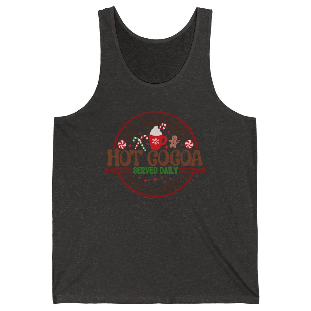 Christmas Gingerbread Hot Cocoa Hot Chocolate Christmas Unisex Jersey Tank