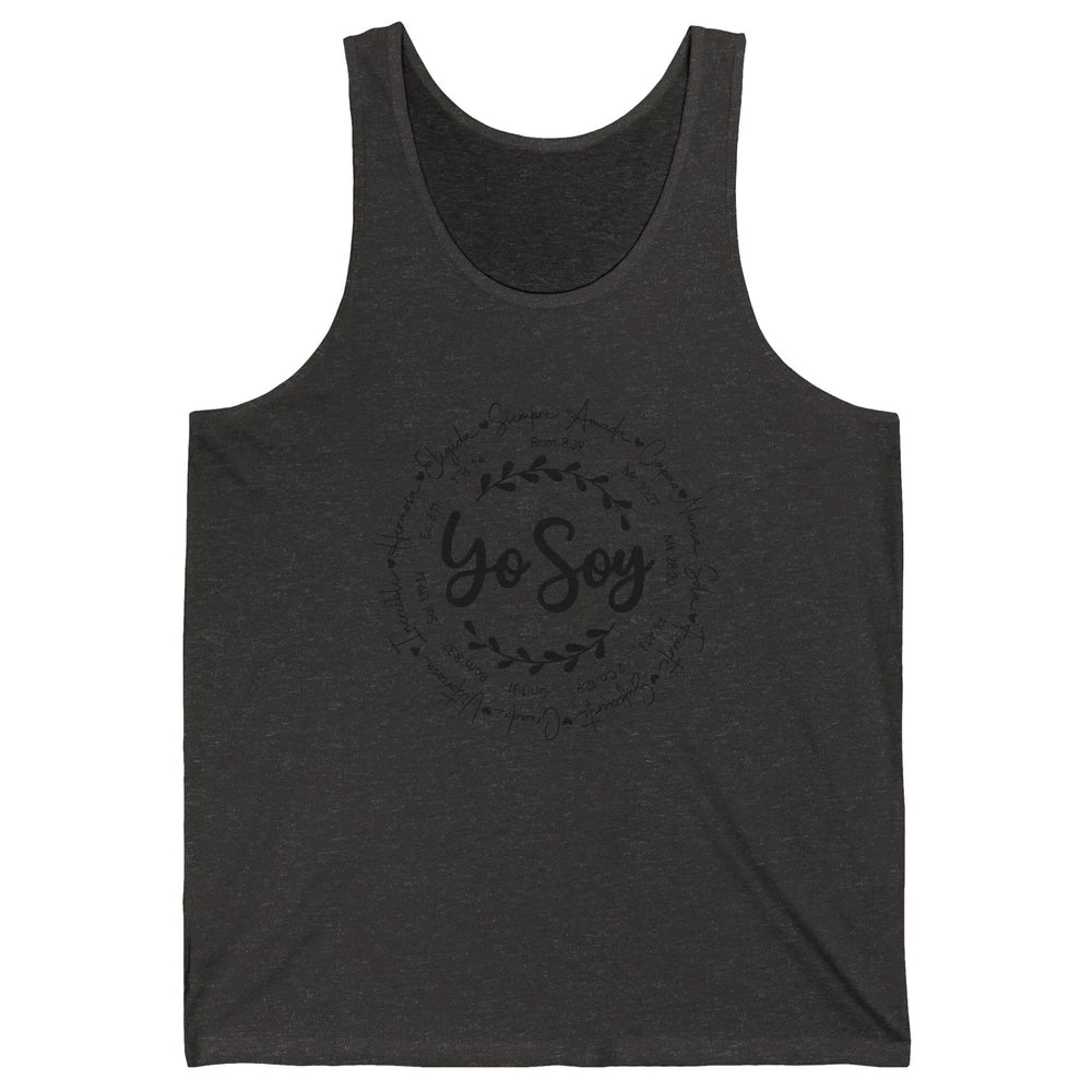 Christian Yo Soy Inspiracion Bible Verse Spanish Religious Unisex Jersey Tank