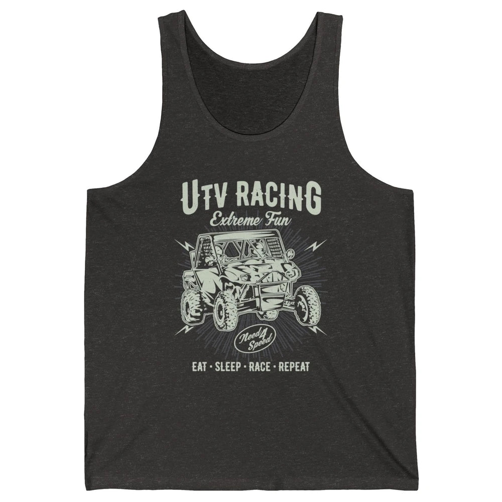 Retro Fun UTV Racing Limit Mud Riding Dirt SXS Rider Offroad Unisex Jersey Tank