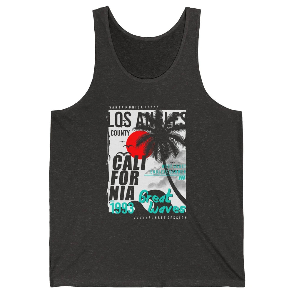 Retro Los Angeles California West Coast Endless Summer 1993 Unisex Jersey Tank